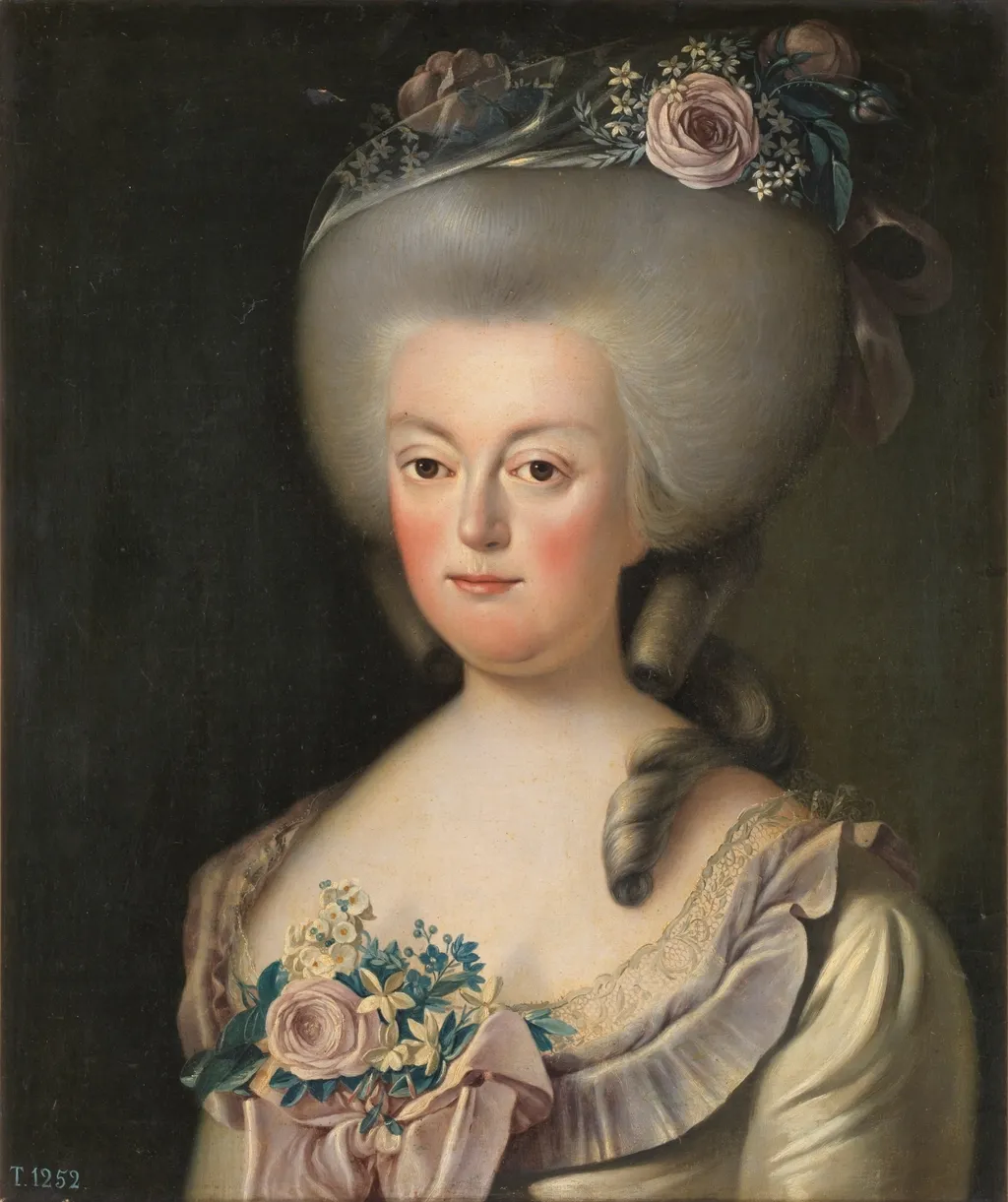 María Benita de Braganza, by Unknown, oil, 1701