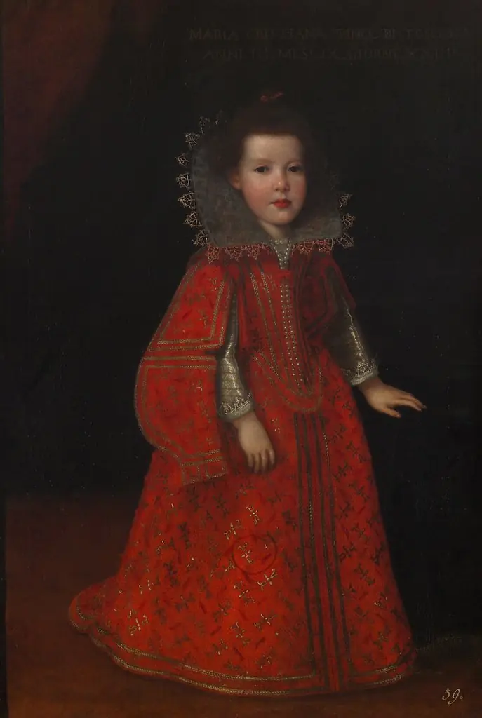 Maria Cristina de' Medici (1609-1632) im Alter von drei Jahren, by Unknown