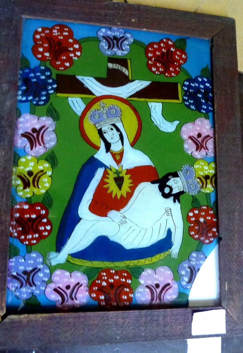Maria Îndurerată; Pieta, by Unknown, 1850