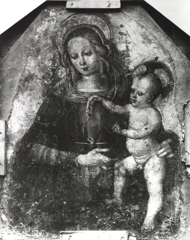 Maria mit dem Kind, by Unknown, paint, 1508