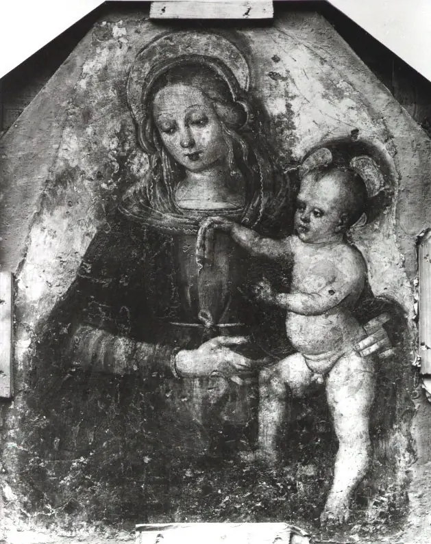 Maria mit dem Kind, by Unknown