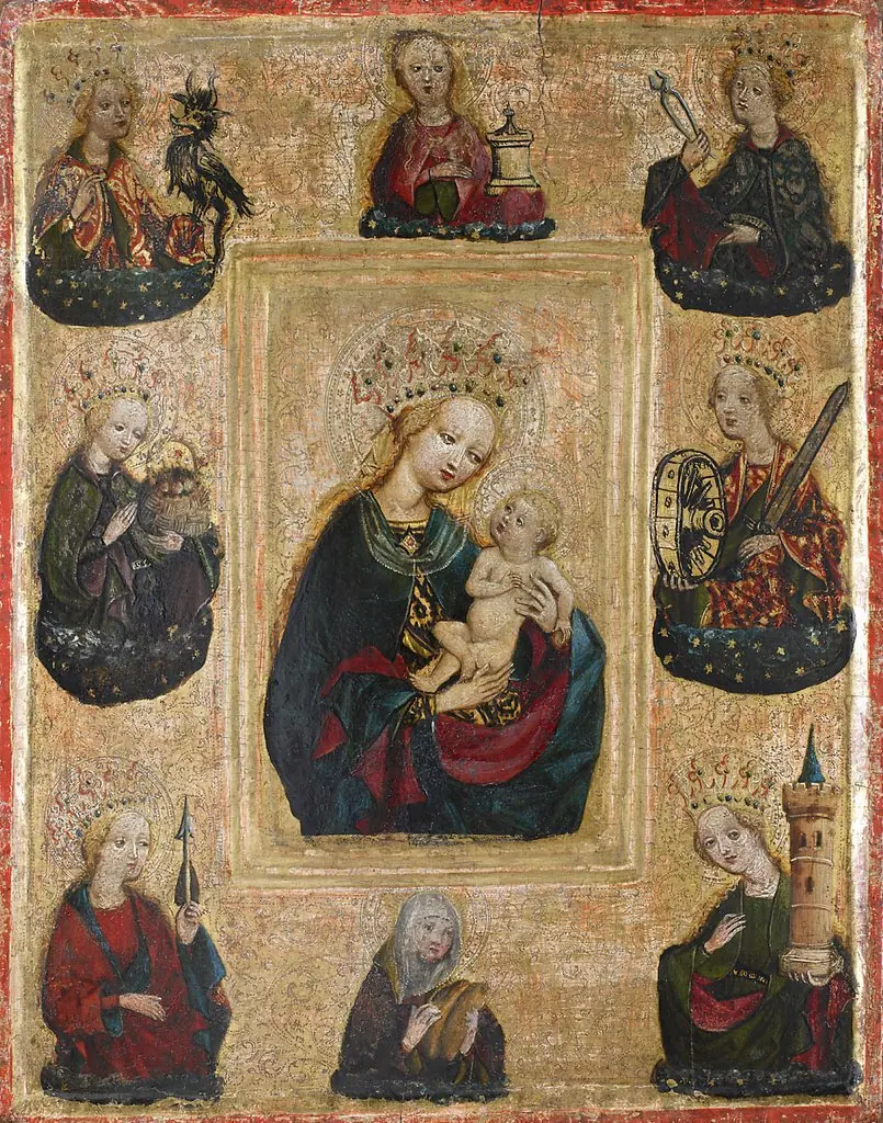 Maria mit Kind, by Unknown