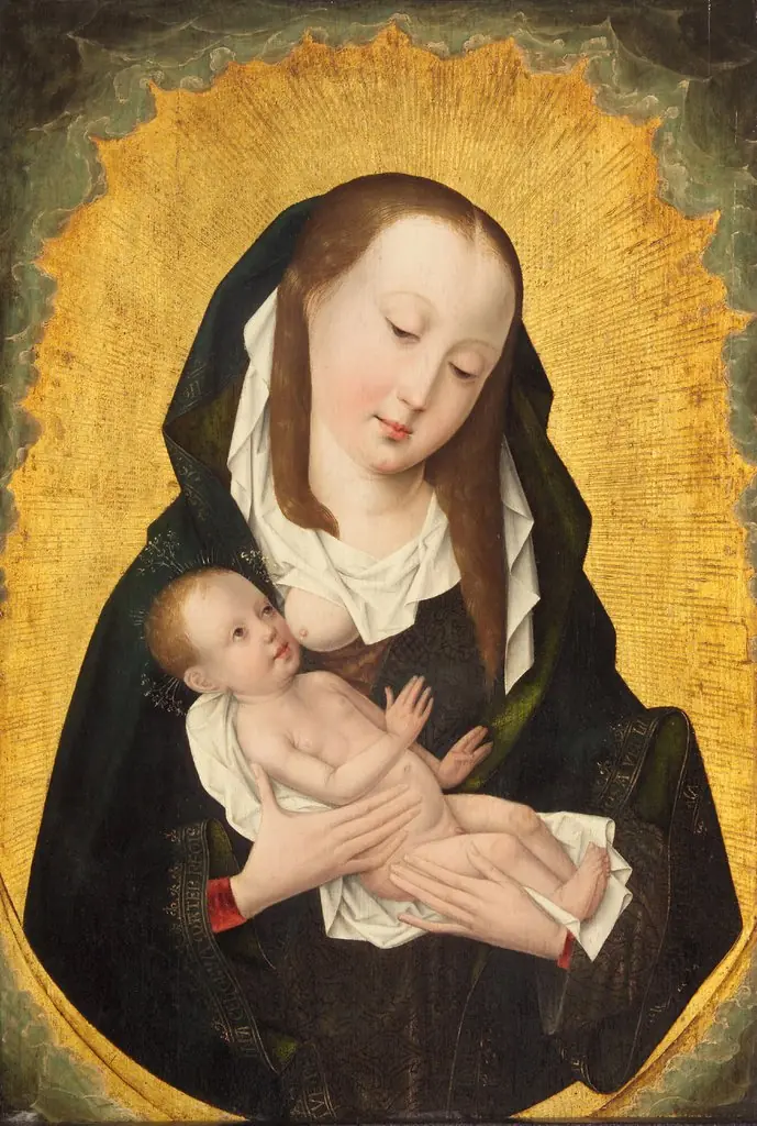 Maria mit Kind in der Mondsichel, by Unknown
