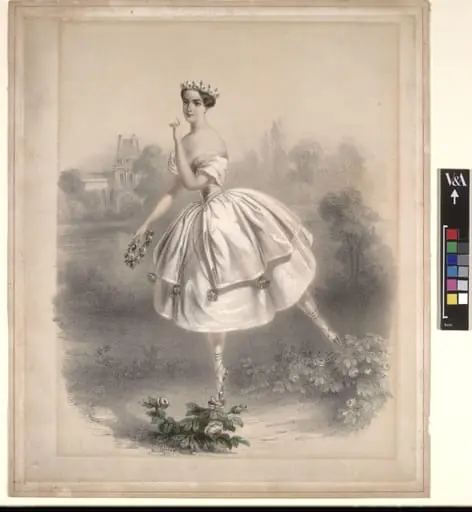 Marie Taglioni in L'Ombre, by Unknown