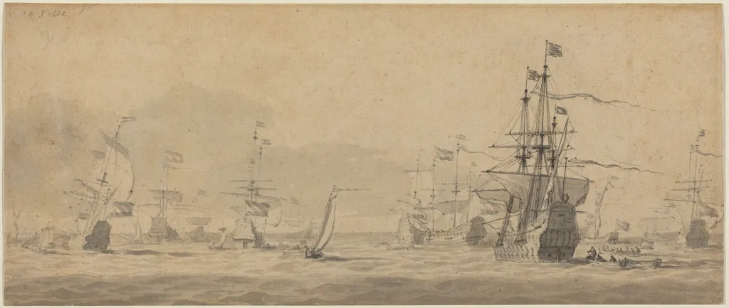 Marine, by Unknown, ink, 1670