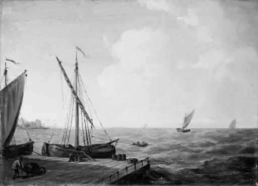 Marine. Udsigt over Øresund, by Unknown
