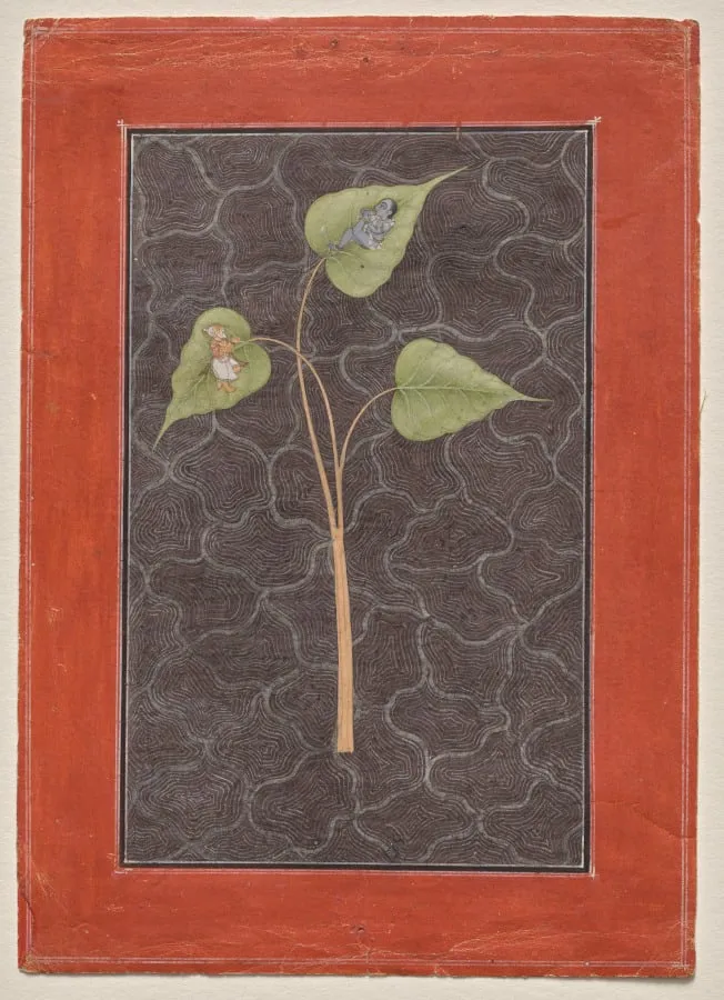 Markandeya Viewing Krishna in the Cosmic Ocean, by Unknown, unspecified, 1680