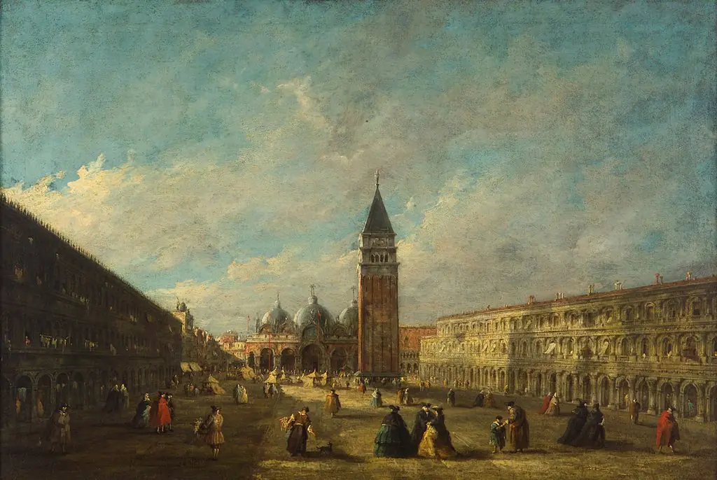 Markusplatz in Venedig, by Unknown