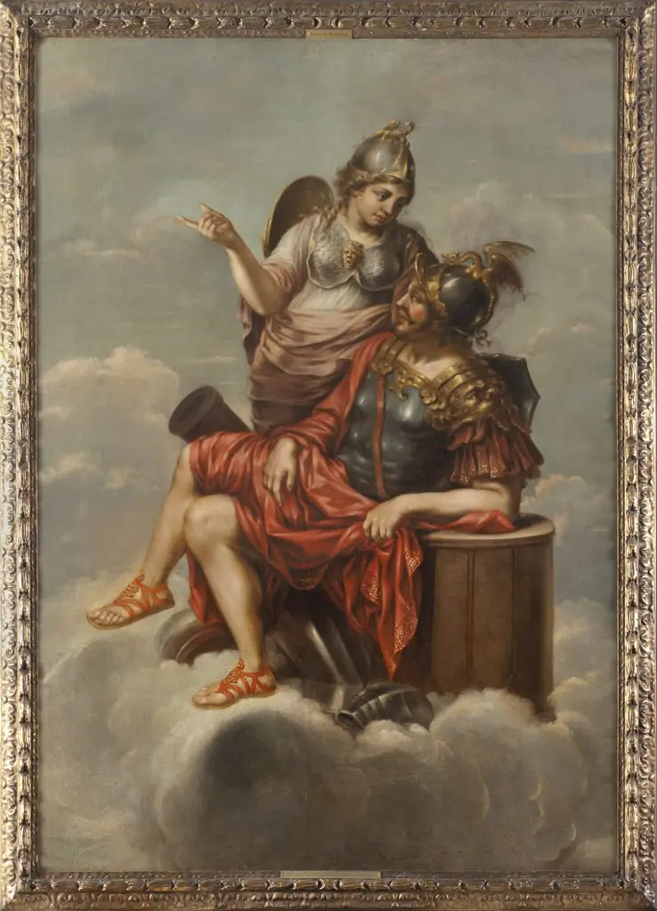 Mars and Minerva, by Unknown