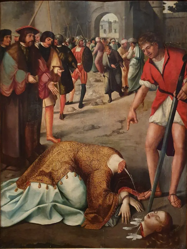 Martírio de Santa Catarina de Alexandria, by Unknown, 1540