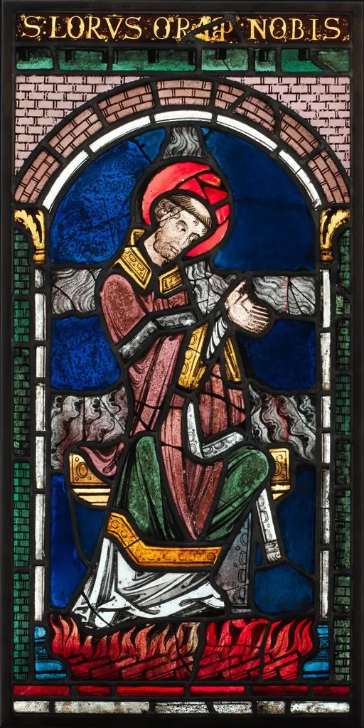 Martyrdom of Saint Lawrence, by Unknown, 1190