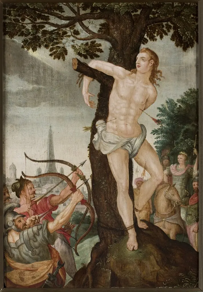 Martyrdom of St. Sebastian, by Unknown