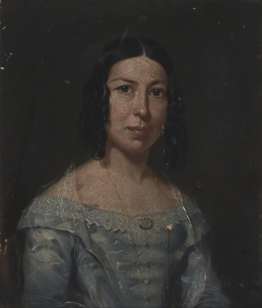 Mary Anne Davies, Llandingad, by Unknown
