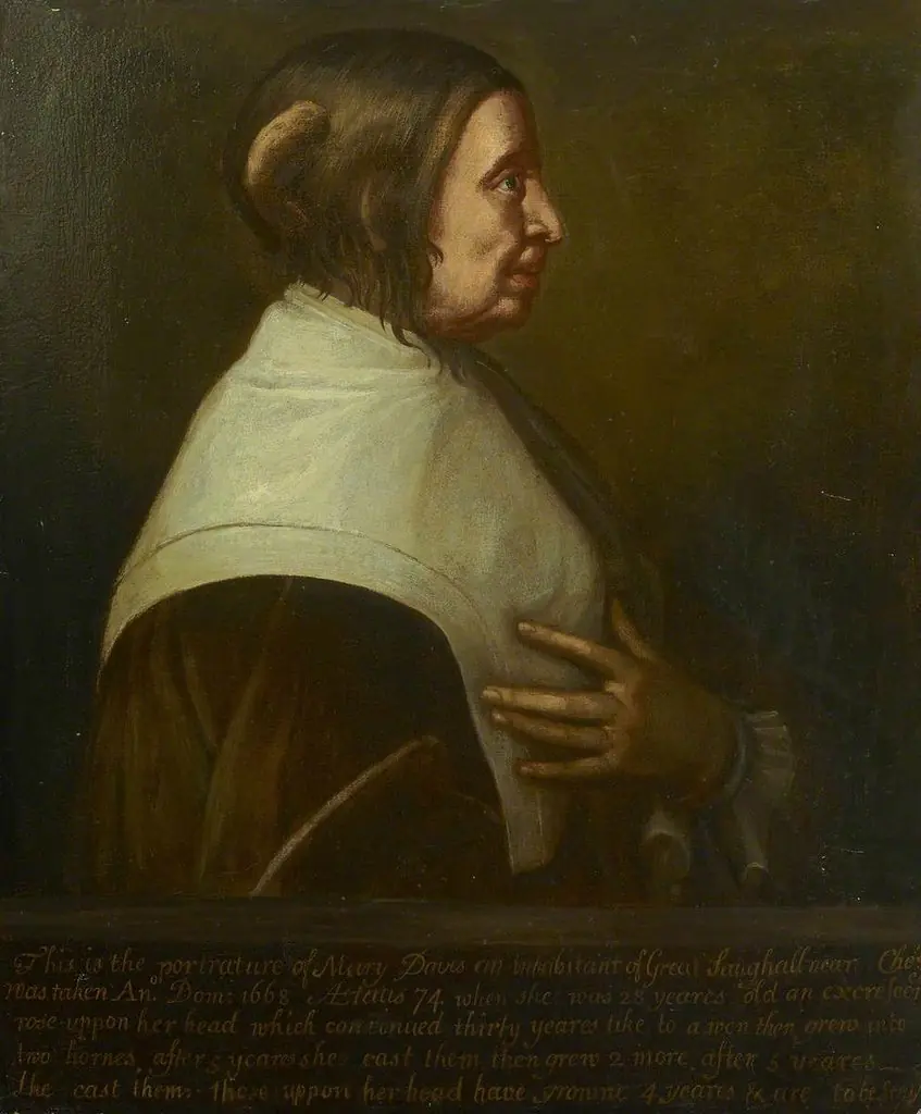 Mary Davis (b.c.1594), Aged 74, by Unknown