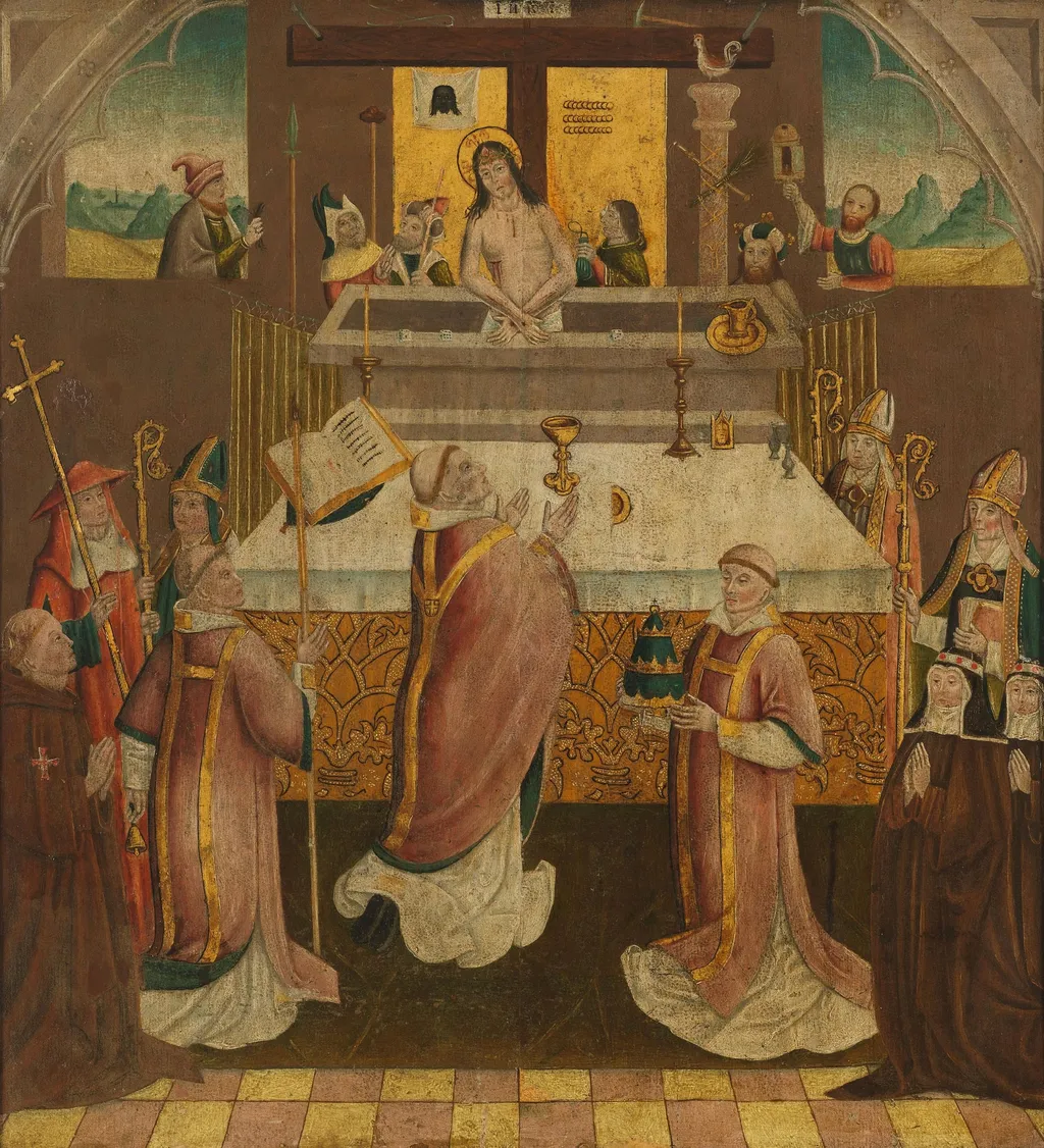 Mass of Saint Gregory, by Unknown, unspecified, 1831