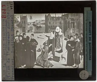 Master of the Tiburtine Sibylle. The Sibylle of Tibur, the prophecies of the emperor Augustus, by Unknown, 1924