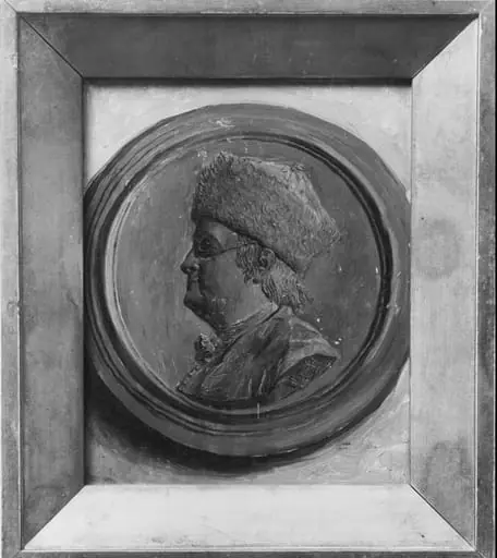 Medallion of Benjamin Franklin, by Unknown, 1829
