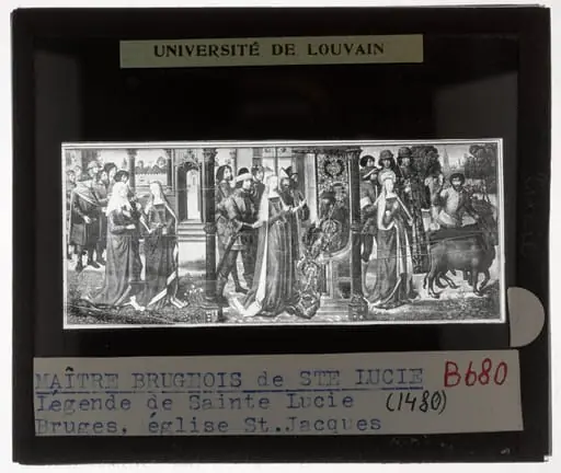 Meester van de Legende van Sint Lucia. Taferelen uit het leven van de Heilige Lucia, by Unknown