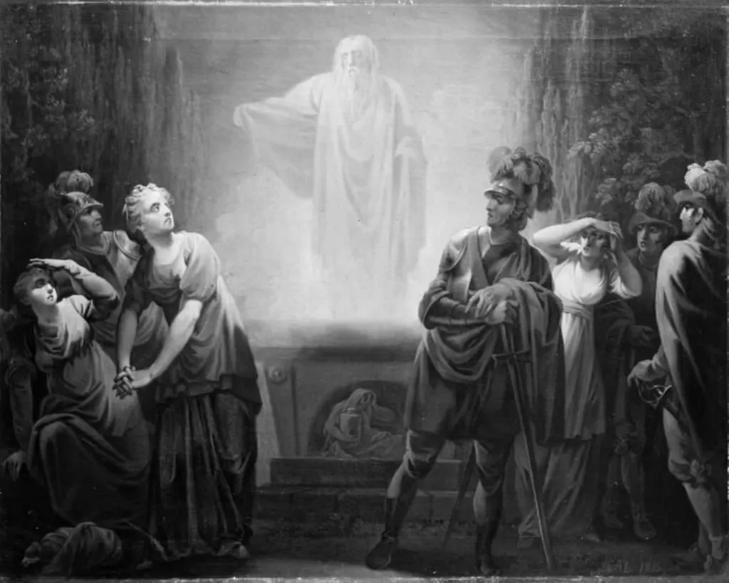 Melampe, V. akt, 9. scene, by Unknown, 1815