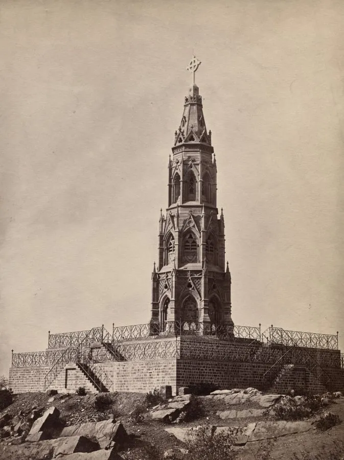 Memorial Monument of the British Soldiers in 1859, by Unknown, 1880