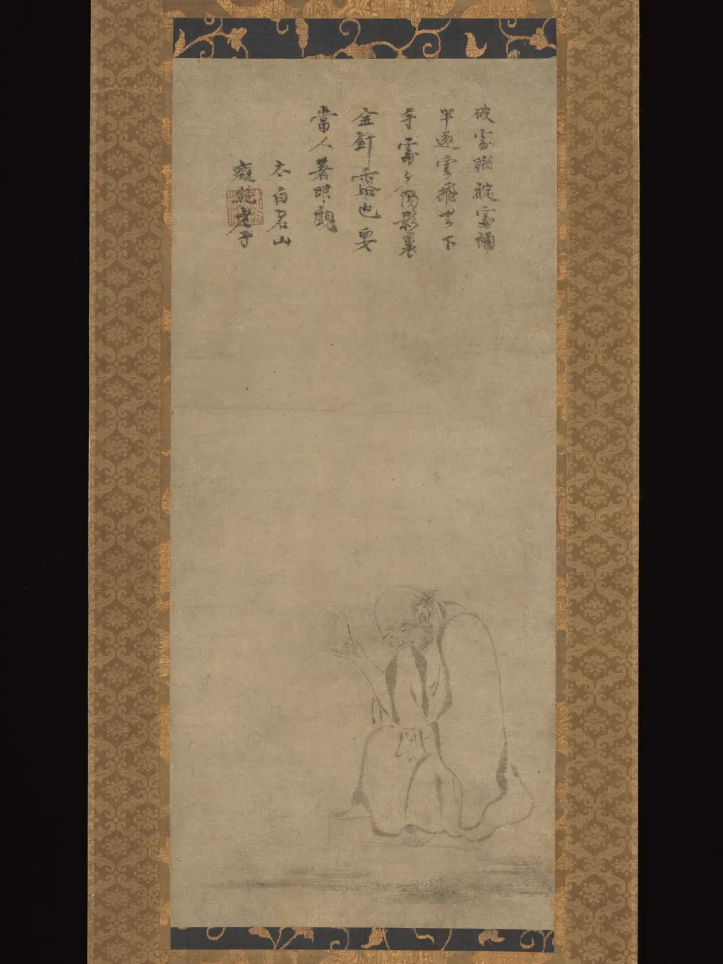 Mending clothes by daylight, by Unknown, unspecified, 1244