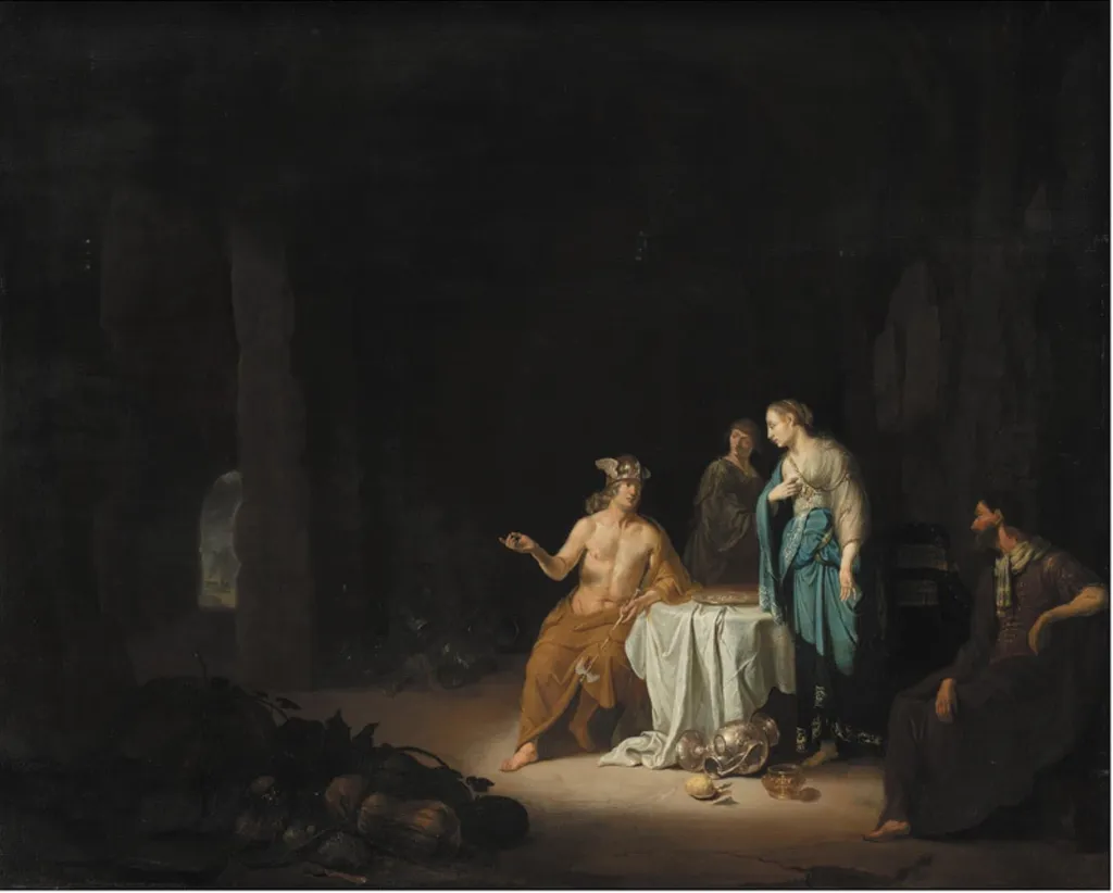 Mercury and Proserpina, by Unknown, 1650