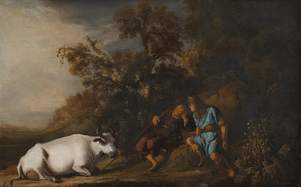 Mercury, Argus and Io, by Unknown, unspecified, 1659