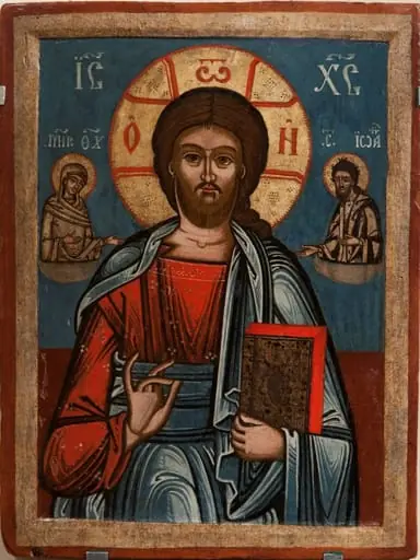 “Mica Deisis” ; Icoană împărătească Mica Deisis; Icoană împărătească, by Unknown