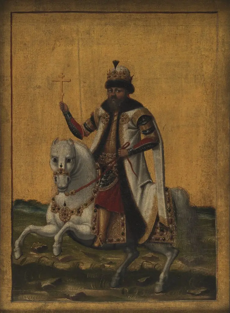 Mikhail Fjodorovitj (1613-45), russisk zar, by Unknown