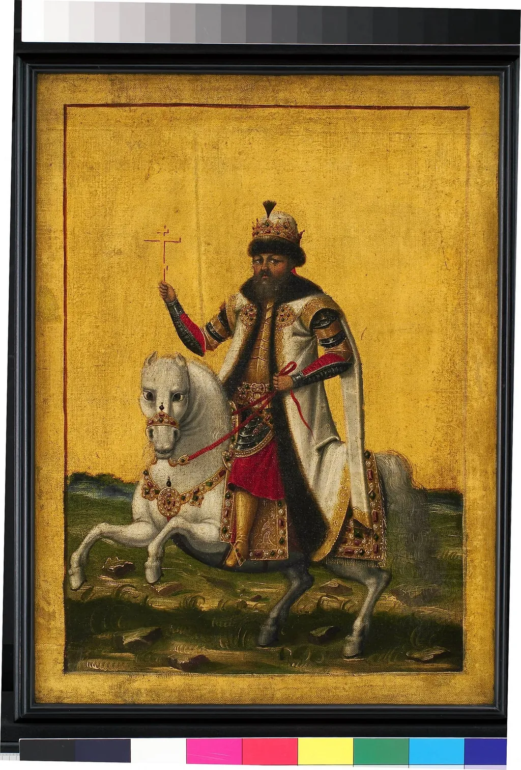 Mikhail Fjodorovitj (1613-45), russisk zar, by Unknown, 1650