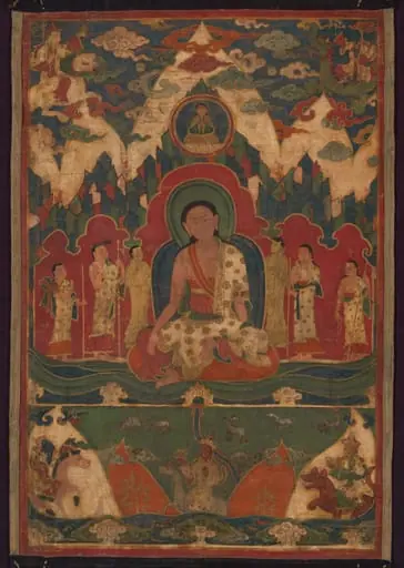 Milarepa on Mount Kailash, by Unknown