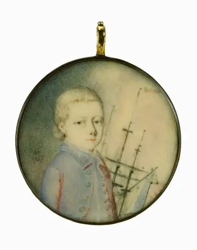 Miniature painting, by Unknown