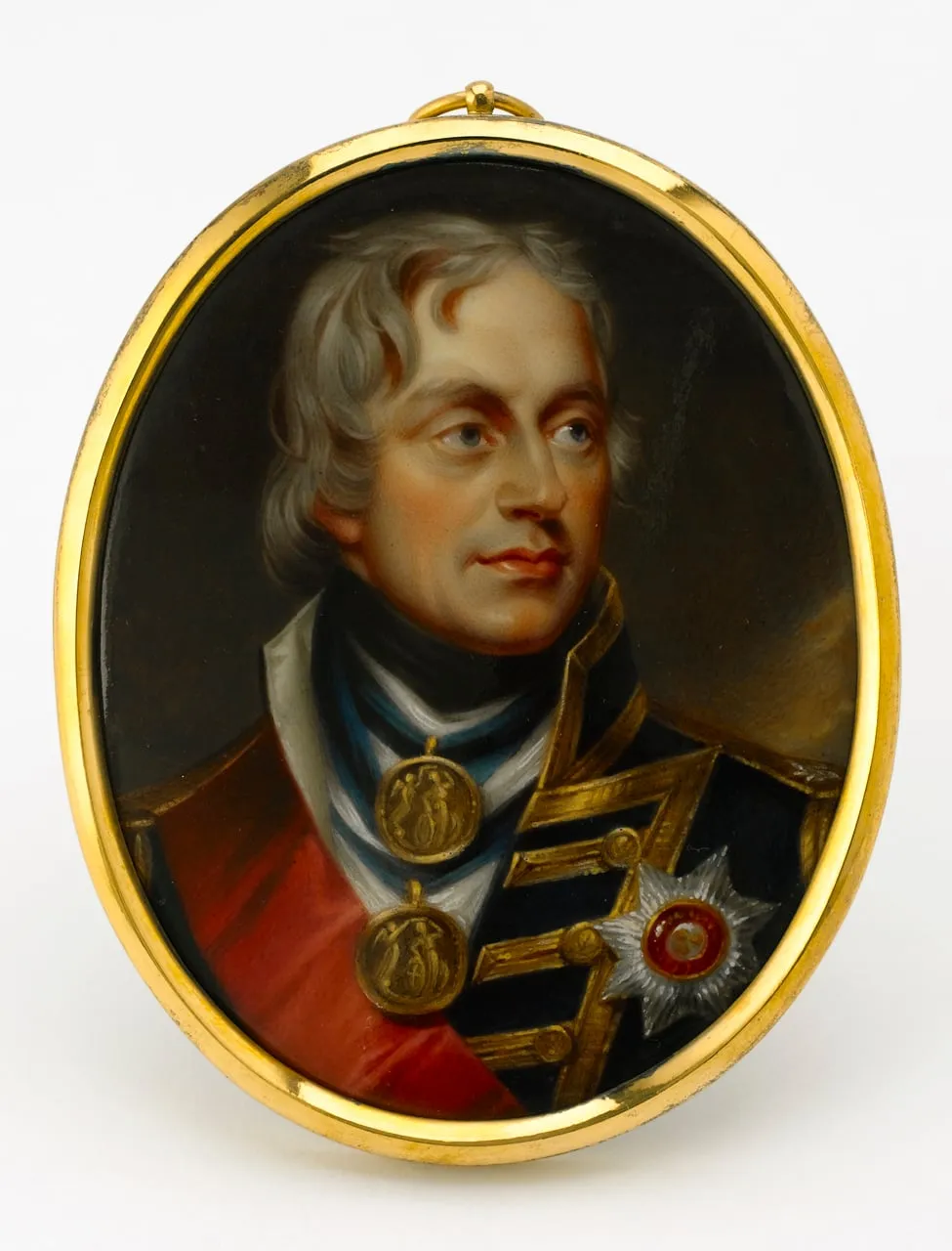 Miniature painting, by Unknown, paint, 1851