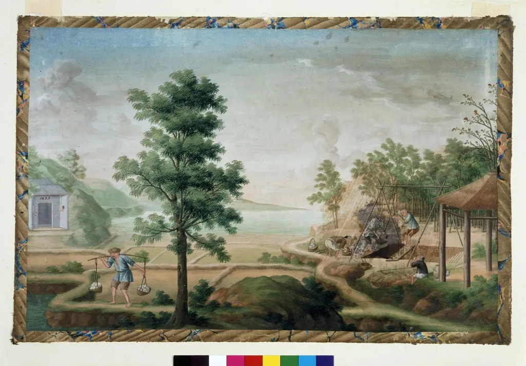 Mining China Stone, by Unknown, paint, 1780