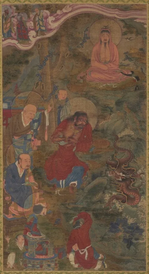 Miracle of the Dragon, by Unknown, unspecified, 1604