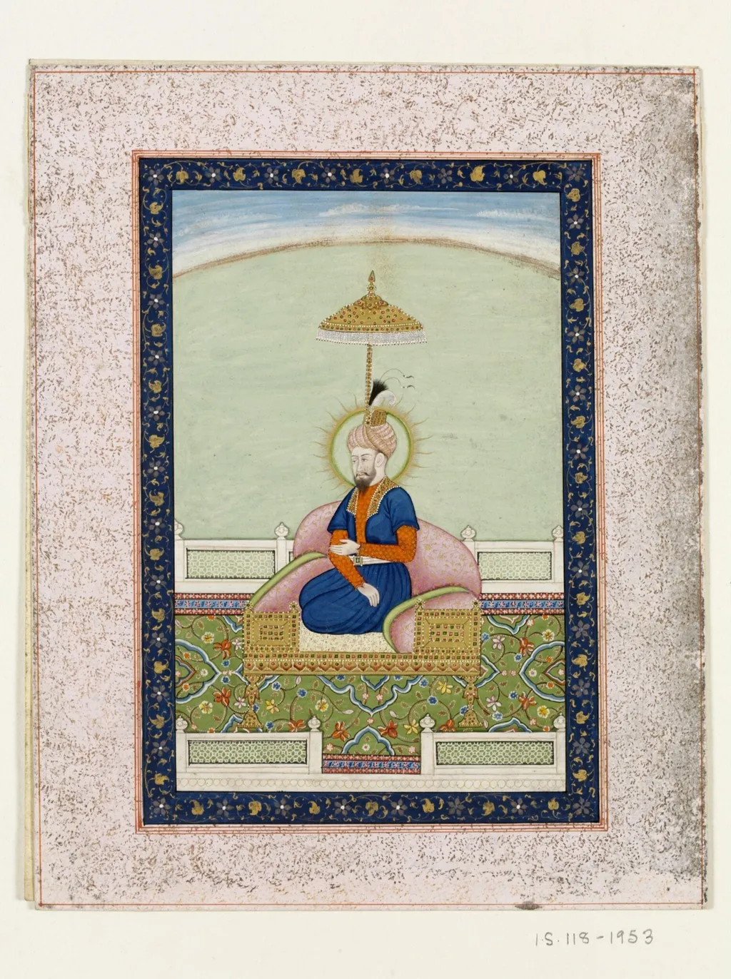 Miran Shah Mirza, by Unknown, paint, 1840
