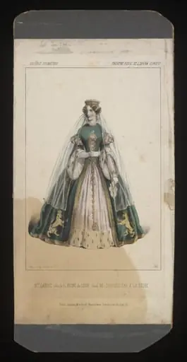 Mlle. Lavoye role de la Reine de Leon dans ne touchez pas a la reine, by Unknown