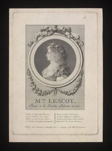 Mlle Lescot, by Unknown