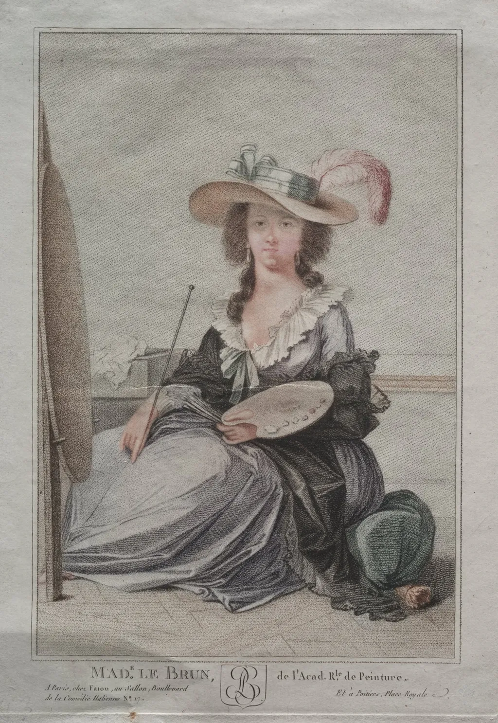 Mme Vigée Lebrun, by Unknown, 1800