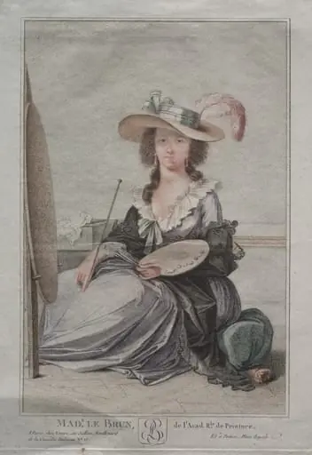 Mme Vigée Lebrun, by Unknown