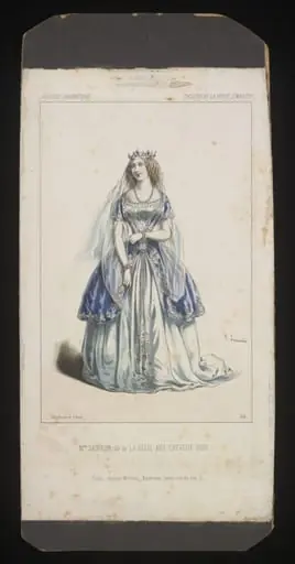 Mmme. Daubrun role de La Belle aux Cheveux d'or, by Unknown