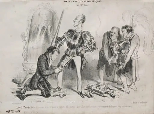 Moeurs Anglo-chevaleresques, by Unknown