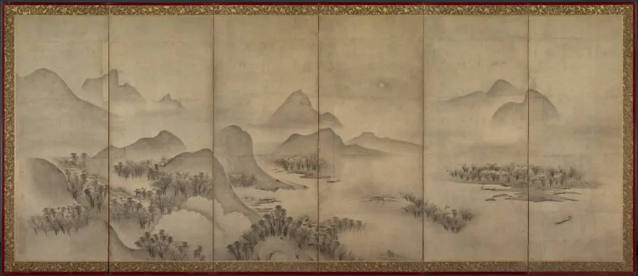 Moonlit Landscape (one of a pair), by Unknown, unspecified, 1504