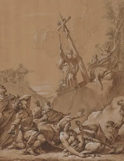 Moses and the Brazen Serpent, by Unknown