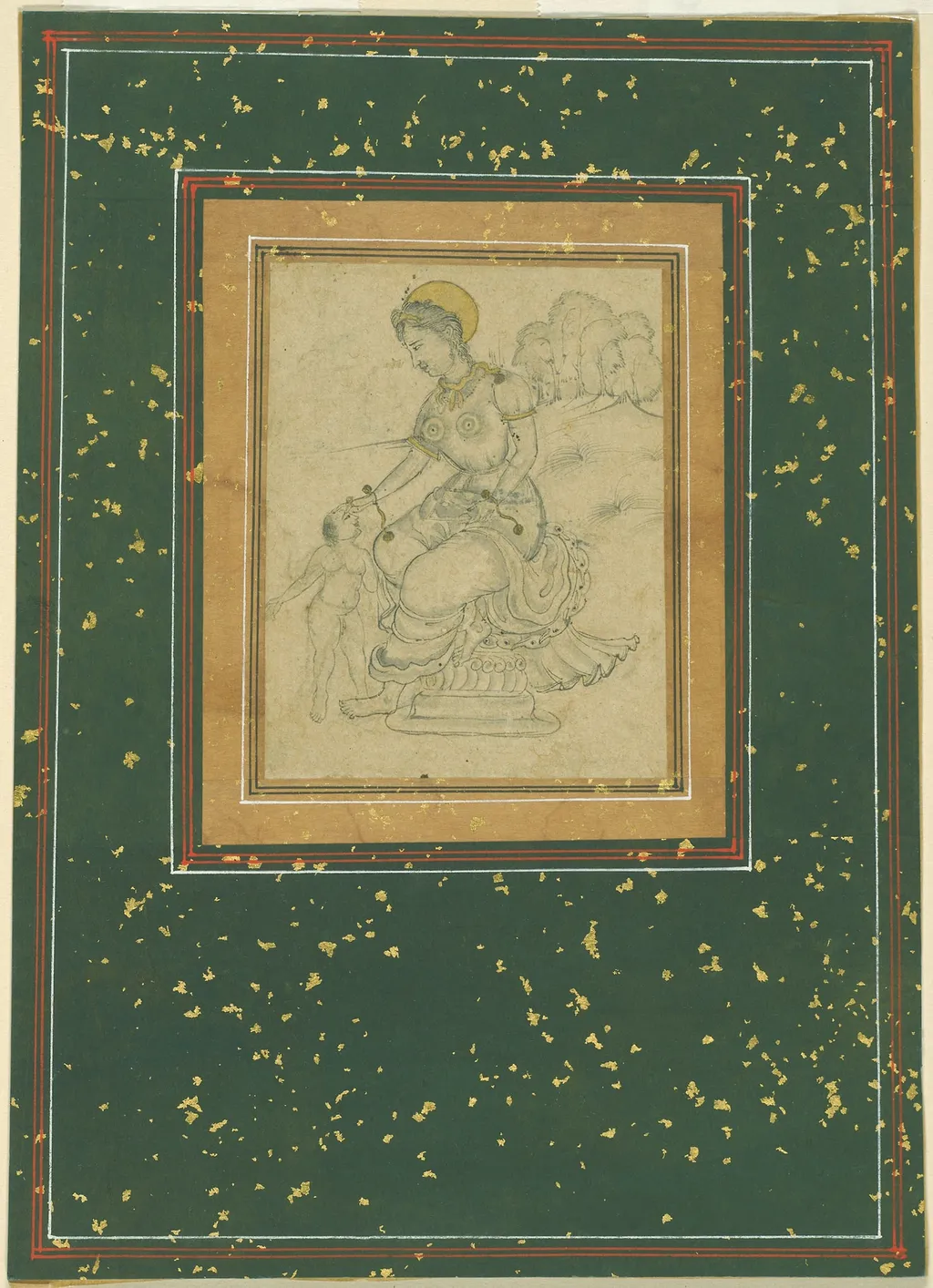 Mother and Child, by Unknown, unspecified, 1625