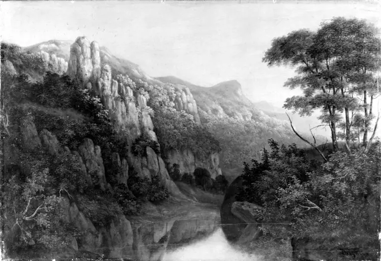 Mountain Landscape, by Unknown