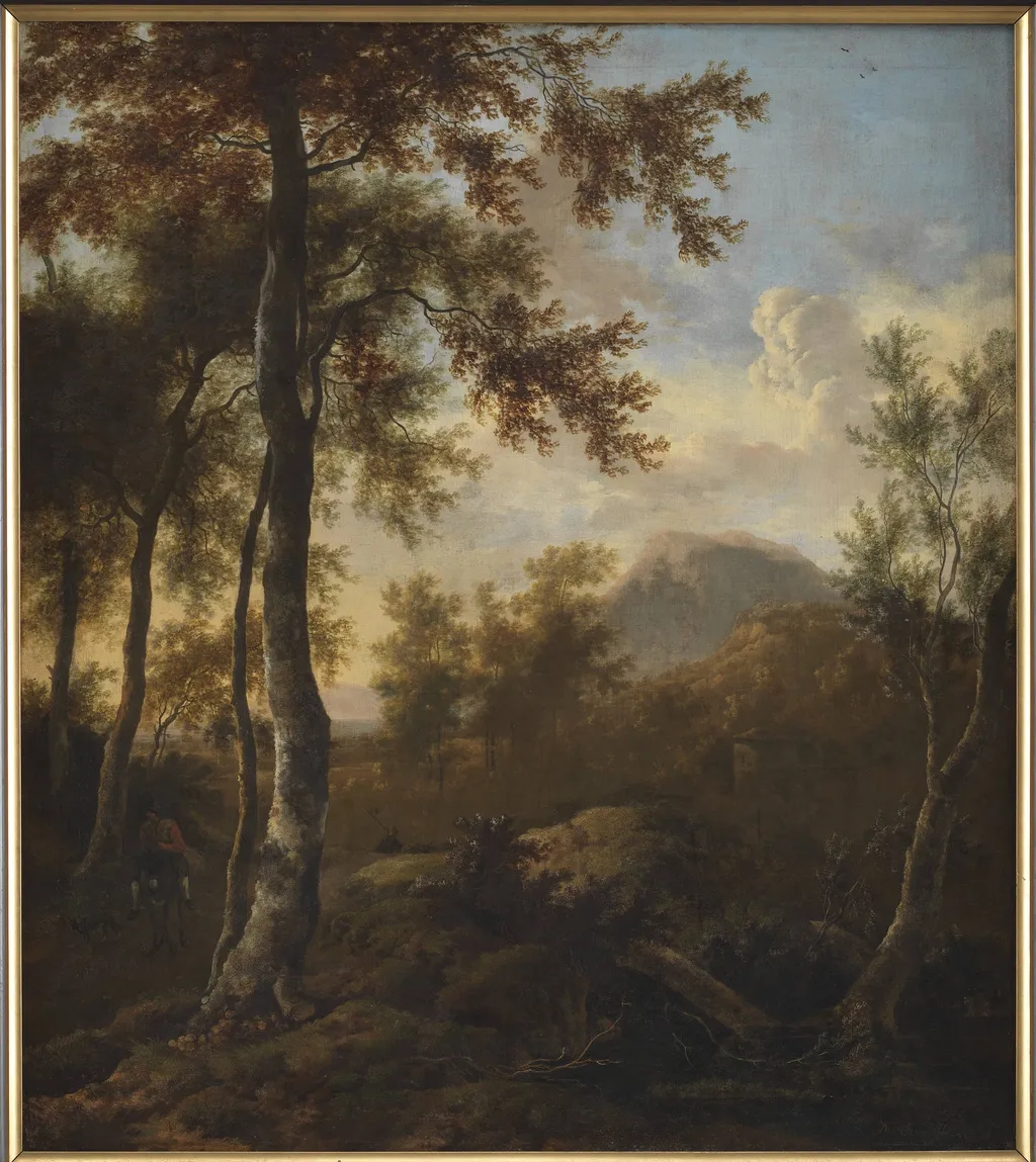 Mountain Landscape, by Unknown, unspecified, 1696