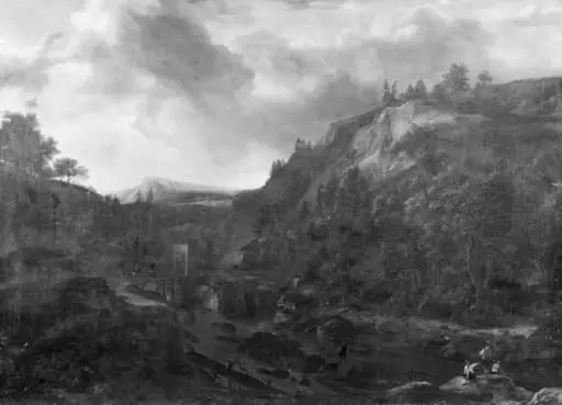 Mountain Scenery with a River, by Unknown