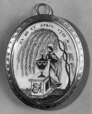 Mourning Miniature for "EA", by Unknown, 1794