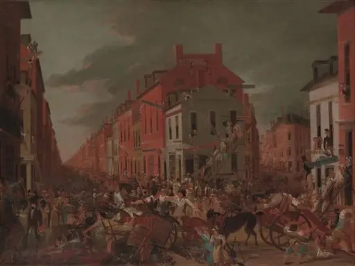 Moving Day (in Little Old New York), by Unknown, 1827